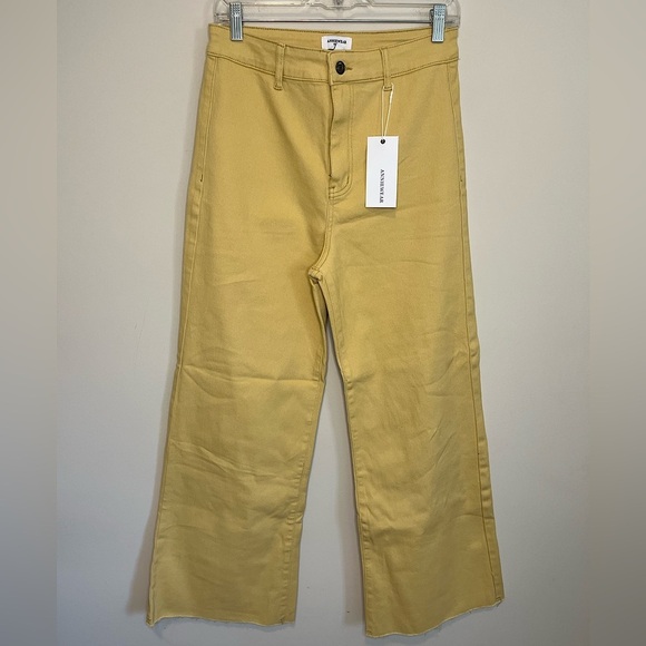 NWT High Waist Wide Leg Jeans Size Large - Picture 2 of 14